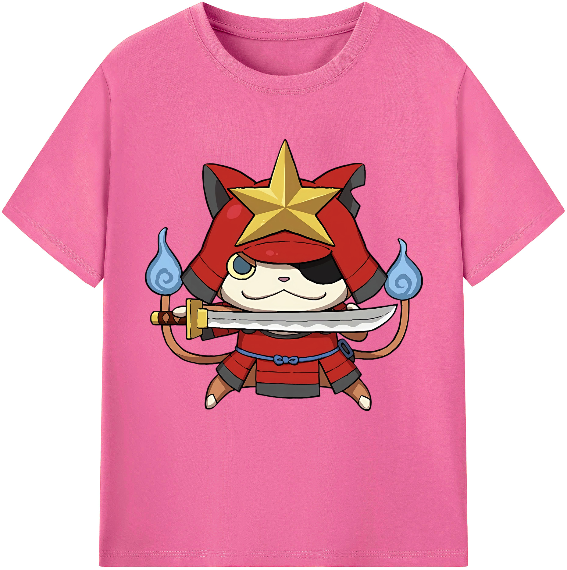 （画像用） 妖怪ウォッチ Yo-kai Watch レディースカジュアルプリントTシャツ（綿100％）